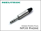 Neutrik ノイトリック ステレオ・フォンプラグ NP3X