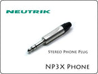 Neutrik ノイトリック ステレオ・フォンプラグ NP3X