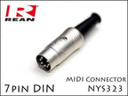 Neutrik REAN / NYS323 ノイトリック 7pin MIDI DIN プラグ