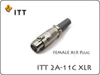 ITT キャノン XLR2A-11C メス 2pin