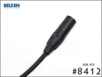 BELDEN ベルデン #8412 ノイトリック XLR+TS 30cm～