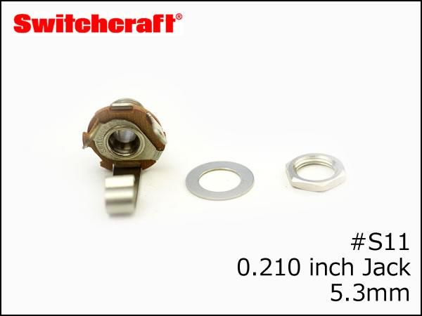 SWITCHCRAFT スイッチクラフト 0.210インチ モノラル ジャック #S11