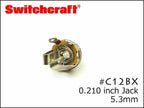SWITCHCRAFT スイッチクラフト 0.210インチ ステレオジャック #C12BX MIL-type ミリタリースペック