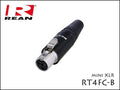 Neutrik REAN / RT4FC-B 4pin ミニXLR プラグ