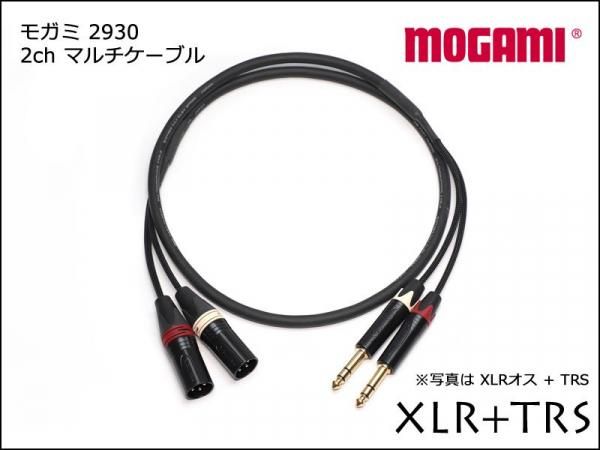 2CH マルチケーブル MOGAMI 2930 XLR+TRS ケーブル ペア モガミ