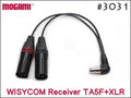 MOGAMI モガミ WISYCOM 5pin Receiver TA5F XLR レシーバー 変換ケーブル