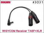 WISYCOM 5pin Receiver TA5F XLR レシーバー 変換ケーブル