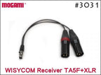 WISYCOM 5pin Receiver TA5F XLR レシーバー 変換ケーブル