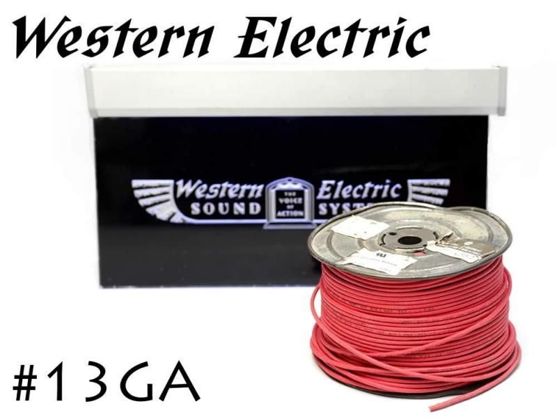 在庫限り!! Western Electric 13GA シングル 切り売り 1m～ ウェスタンエレクトリック