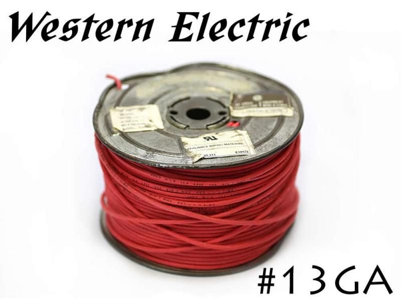 在庫限り!! Western Electric 13GA シングル 切り売り 1m～ ウェスタンエレクトリック