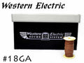 在庫限り!! Western Electric 18GA シングル 切り売り 1m～ ウェスタンエレクトリック