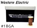 在庫限り!! Western Electric 18GA シングル 切り売り 1m～ ウェスタンエレクトリック
