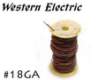 在庫限り!! Western Electric 18GA シングル 切り売り 1m～ ウェスタンエレクトリック
