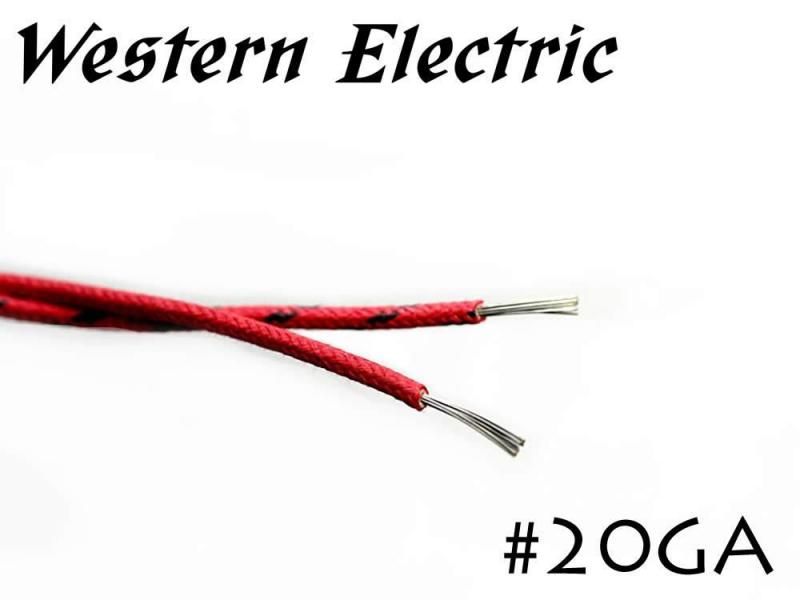 在庫限り!! Western Electric 20GA ツイン 切り売り 1m～ ウェスタンエレクトリック