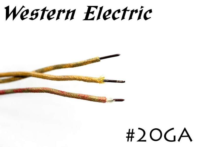 在庫限り!! Western Electric 20GA トリプル 切り売り 1m～ ウェスタンエレクトリック