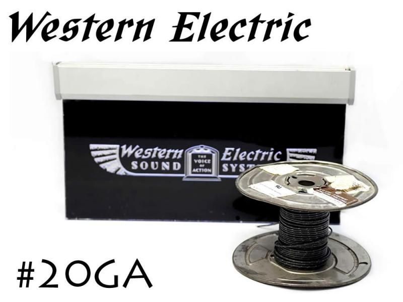 在庫限り!! Western Electric 20GA シングル 切り売り 1m～ ウェスタンエレクトリック