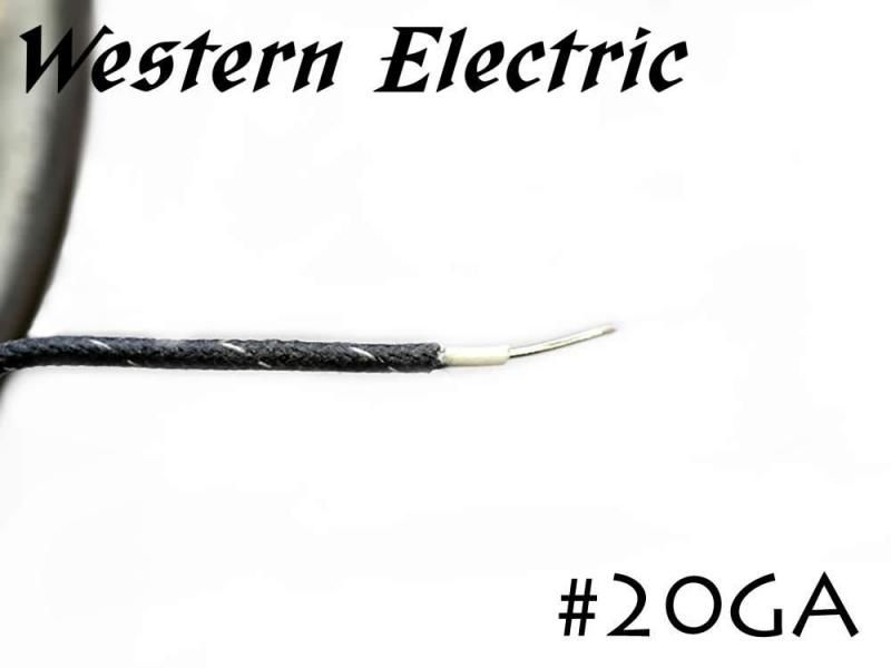 在庫限り!! Western Electric 20GA シングル 切り売り 1m～ ウェスタンエレクトリック