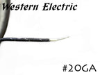 在庫限り!! Western Electric 20GA シングル 切り売り 1m～ ウェスタンエレクトリック