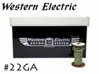 在庫限り!! Western Electric 22GA シングル 切り売り 1m～ ウェスタンエレクトリック