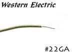 在庫限り!! Western Electric 22GA シングル 切り売り 1m～ ウェスタンエレクトリック