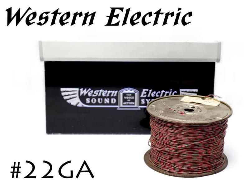 在庫限り!! Western Electric 22GA ツイン 切り売り 1m～ ウェスタンエレクトリック