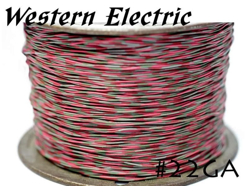 在庫限り!! Western Electric 22GA ツイン 切り売り 1m～ ウェスタンエレクトリック