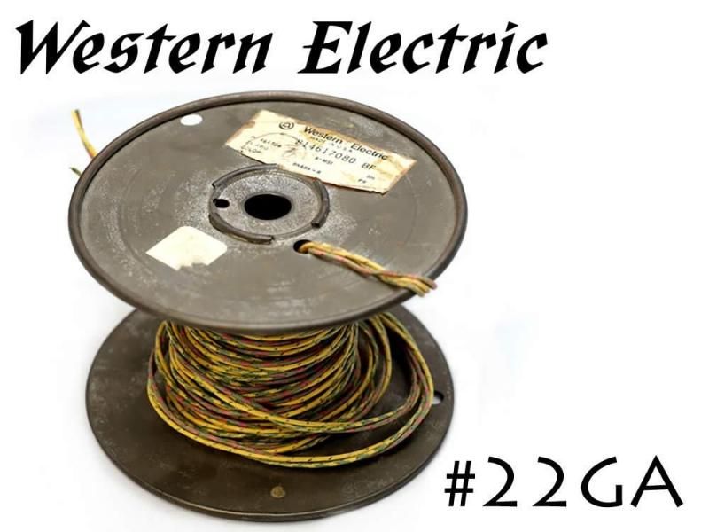 在庫限り!! Western Electric 22GA トリプル 切り売り 1m～ ウェスタンエレクトリック