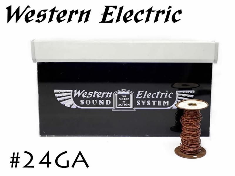 在庫限り!! Western Electric 24GA シングル 切り売り 1m～ ウェスタンエレクトリック