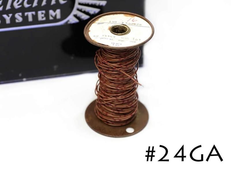 在庫限り!! Western Electric 24GA シングル 切り売り 1m～ ウェスタンエレクトリック
