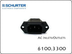 SCHURTER・IEC 6100.3300 ACインレット