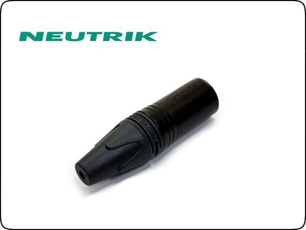 Neutrik・NC3MXX-B ノイトリック XLR プラグ オス
