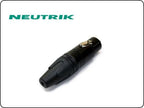 Neutrik・NC3FXX-B ノイトリック XLR プラグ メス