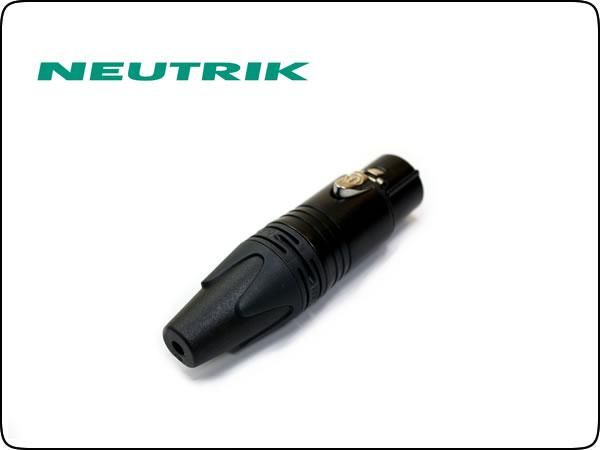 Neutrik・NC3FXX-B ノイトリック XLR プラグ メス