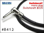 BELDEN ベルデン #8412 ギターケーブル シールド 1m～