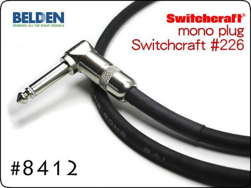 BELDEN ベルデン #8412 ギターケーブル シールド 1m～