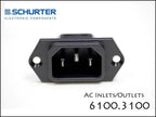 SCHURTER・IEC 6100.3100 ACインレット