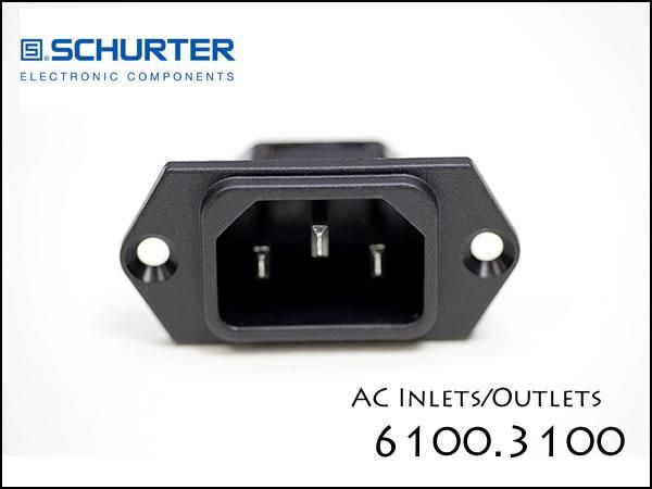 SCHURTER・IEC 6100.3100 ACインレット