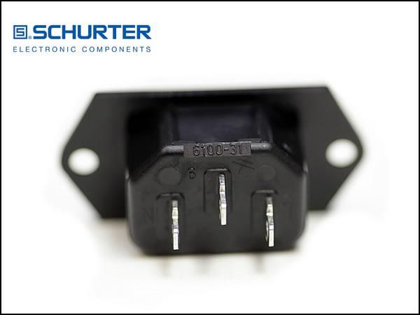 SCHURTER・IEC 6100.3100 ACインレット
