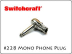 SWITCHCRAFT スイッチクラフト モノラル・フォンプラグ L型 #228