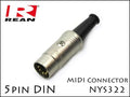 Neutrik REAN / NYS322 ノイトリック 5pin MIDI DIN プラグ