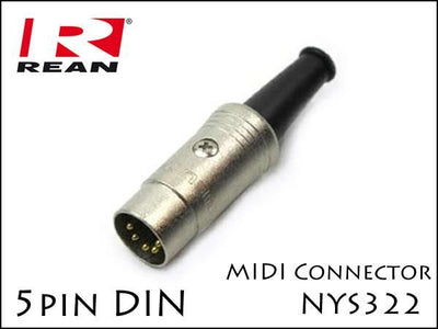 Neutrik REAN / NYS322 ノイトリック 5pin MIDI DIN プラグ