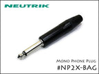 Neutrik ノイトリック モノラル・フォンプラグ NP2X-BAG