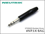 Neutrik ノイトリック ステレオ・フォンプラグ NP3X-BAG