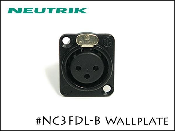 Neutrik / NC3FDL-B ノイトリック レセプタクルコネクター