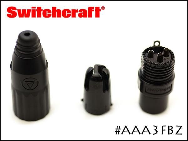 SWITCHCRAFT・AAA3FBZ メス スイッチクラフト XLRプラグ