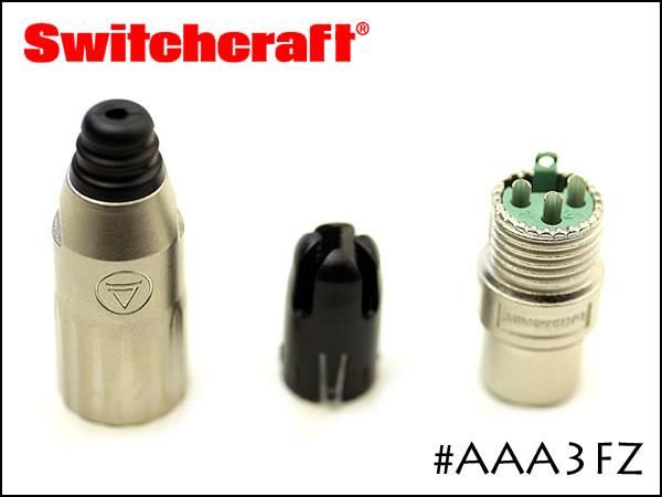 SWITCHCRAFT・AAA3FZ メス スイッチクラフト XLRプラグ