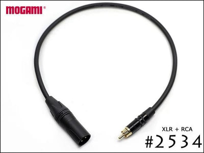 MOGAMI モガミ 2534 Neutrik XLR + RCA プラグ